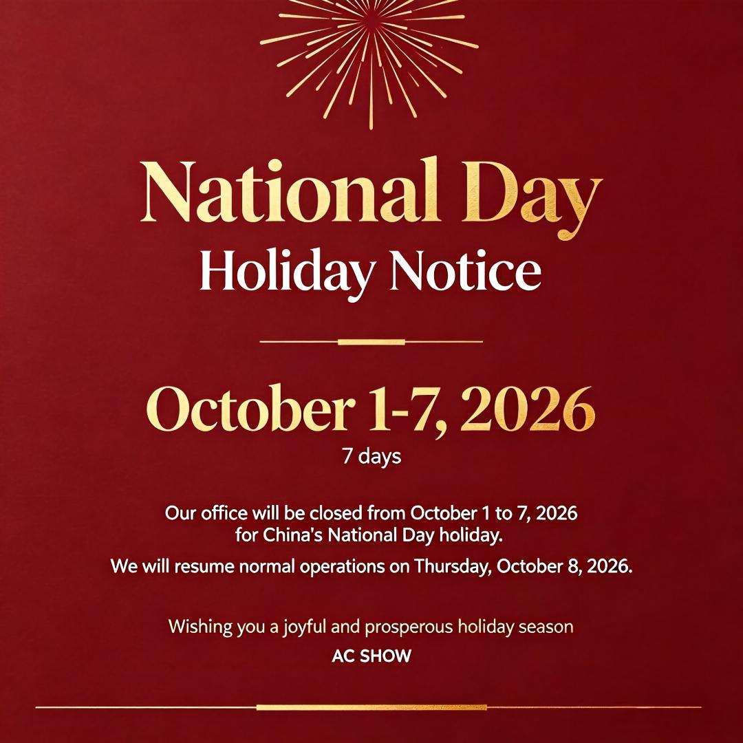 2026 National Day Holiday Notice