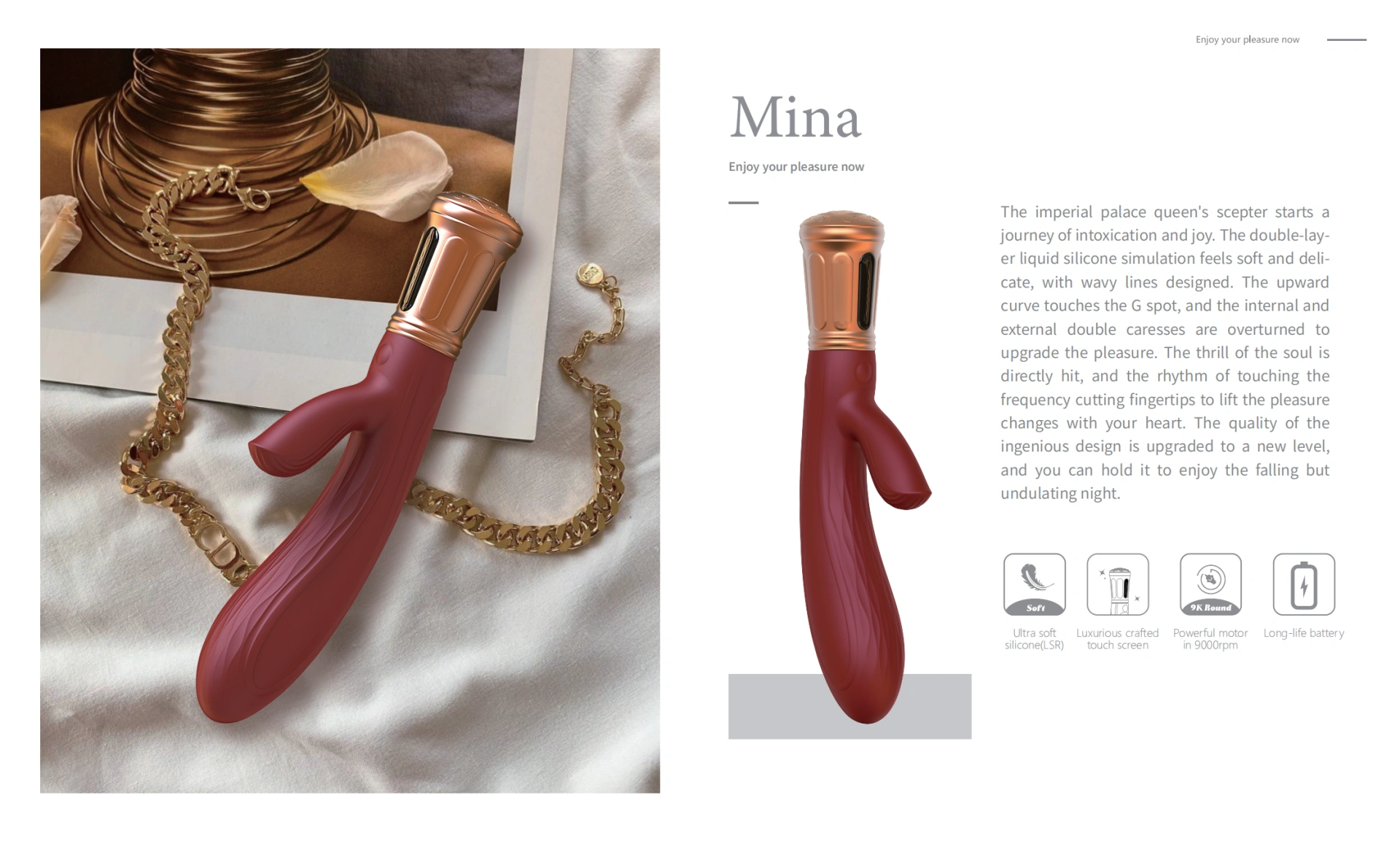 Viotec Mina Rabbit Vibrator - Oppsy StoreRabbit Vibrator Viotec Mina Rabbit Vibrator - Oppsy StoreRabbit Vibrator