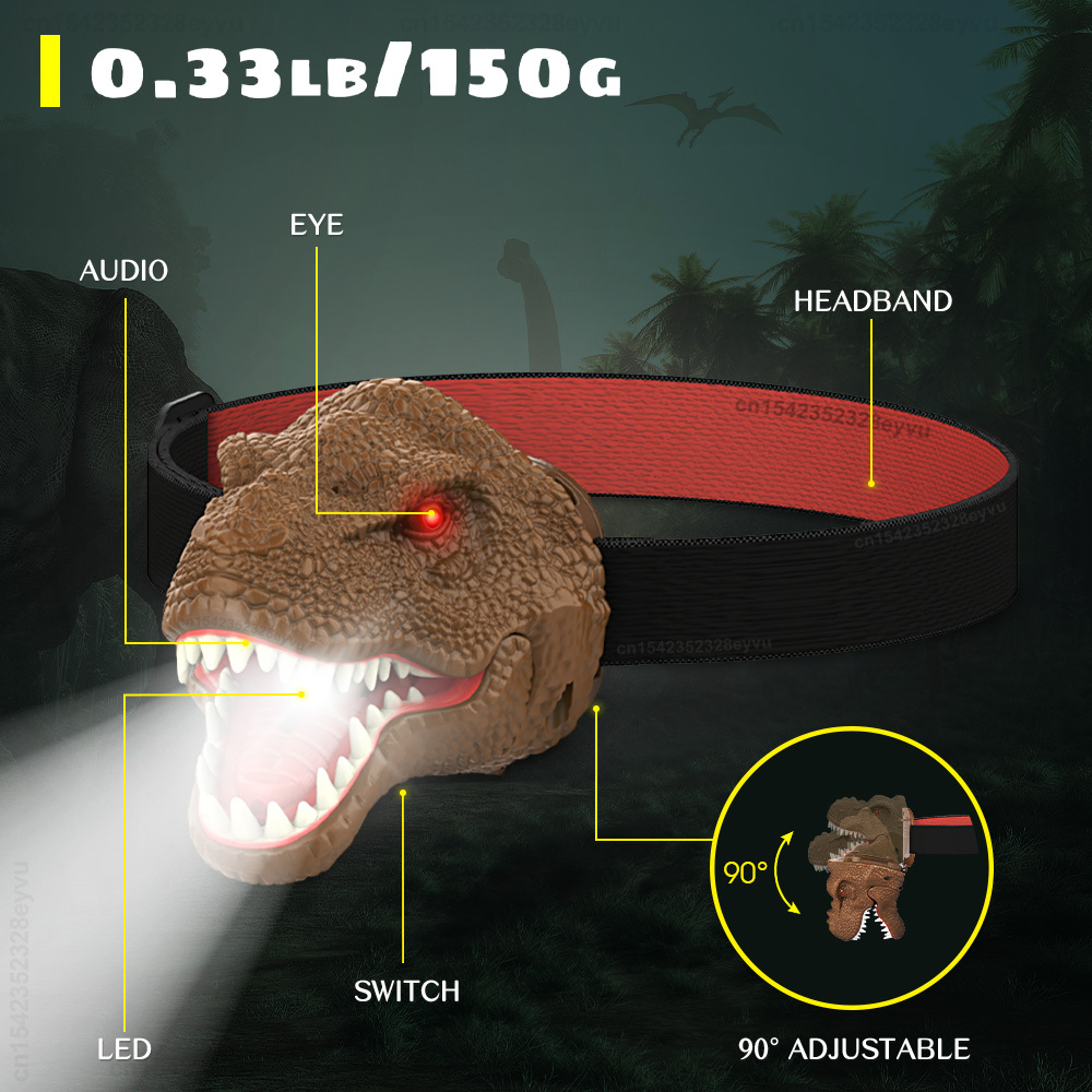 DINOSAUR Headlamp AAA Battery