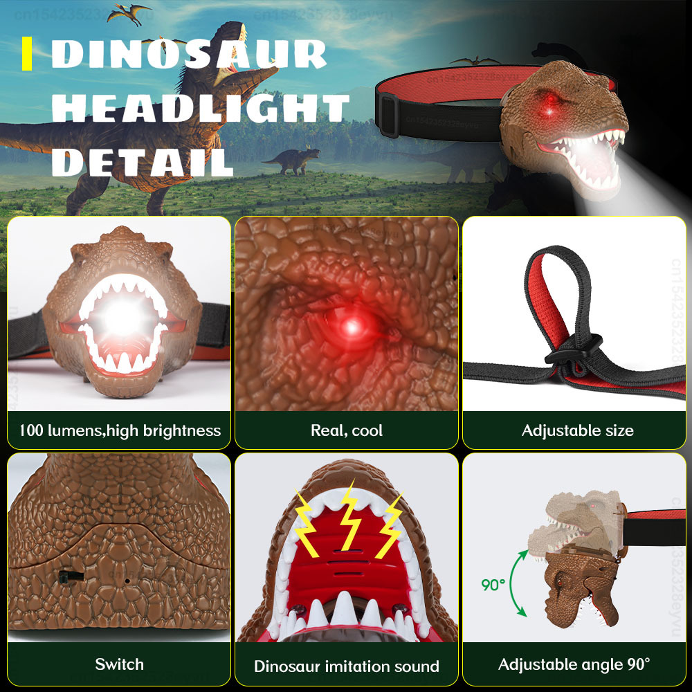 DINOSAUR Headlamp AAA Battery