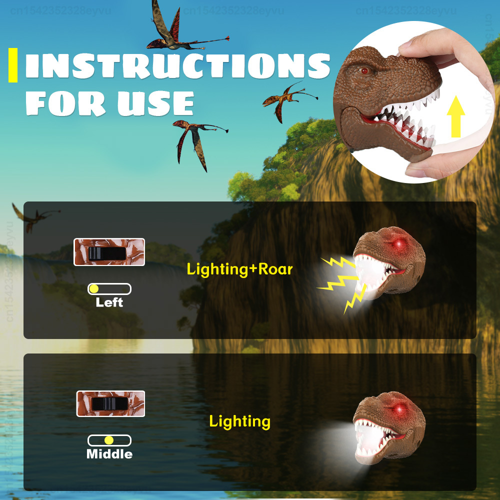 DINOSAUR Headlamp AAA Battery