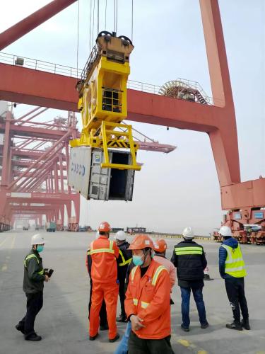 Factory Supply Tilting Container Spreader for sale