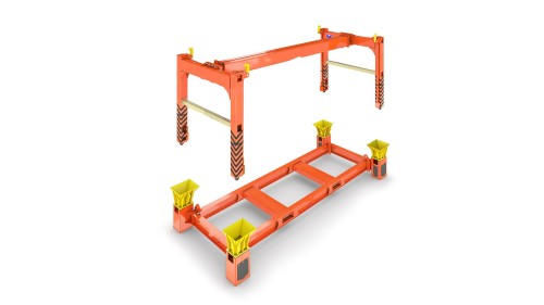 over height frame with solar panel