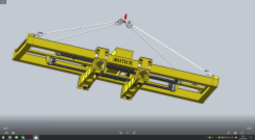 Maxtech Versatile Multi-Size Container Spreader for Efficient Cargo Management