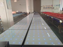 Wireless LED dance floor (starlit + digital) -Can customsized white color