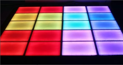 LED popular COLORFUL Lights Portable Stage DANCE FLOOR