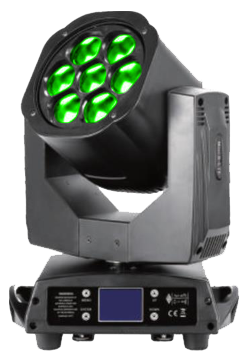 7x15W high power OSRAM 4 in 1 LEDs wash moving head
