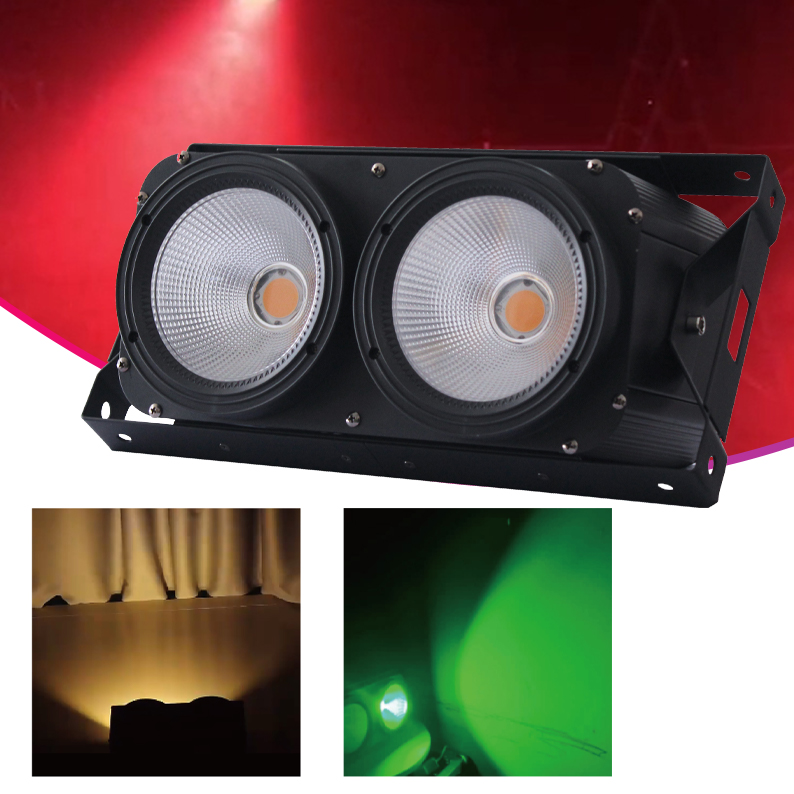 2*100w COB Lights Screen Packaging with Good Cooling System