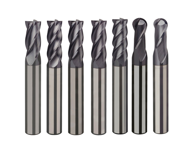 Zzcenturytool Carbide Square End Mill - Micro Grain Carbide End Mill for Alloy Steels/Hardened Steels - 4 Flute - ISE1/8"4T