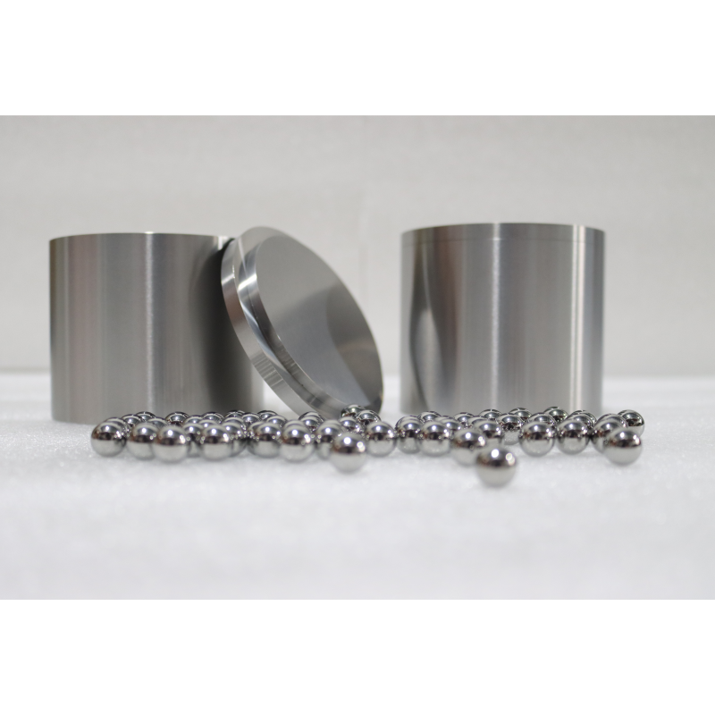 Ball mill pot with lid 50ml - 2500ml Volume / Cylindrical Tungsten Carbide Ball Mill Grinding Jar with cover