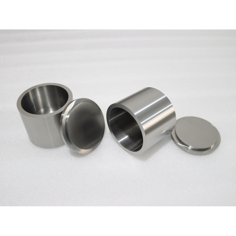 Ball mill pot with lid 50ml - 2500ml Volume / Cylindrical Tungsten Carbide Ball Mill Grinding Jar with cover
