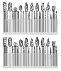 Zzcenturytool Zhuzhou Century Tool 7pcs 10pcs set Tree Shape Tungsten Carbide Burrs Solidos Rotary File Grinder Drill Bits Hard Alloy Cutting Burrs
