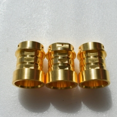 Zzcenturytool Hard Alloy customized Hot Sales ODM Small Cable Tool Well Drilling Rigs Becu Gold Plating Connector Pin Single End Copper Electrode