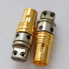 Zzcenturytool Hard Alloy customized Hot Sales ODM Small Cable Tool Well Drilling Rigs Becu Gold Plating Connector Pin Single End Copper Electrode
