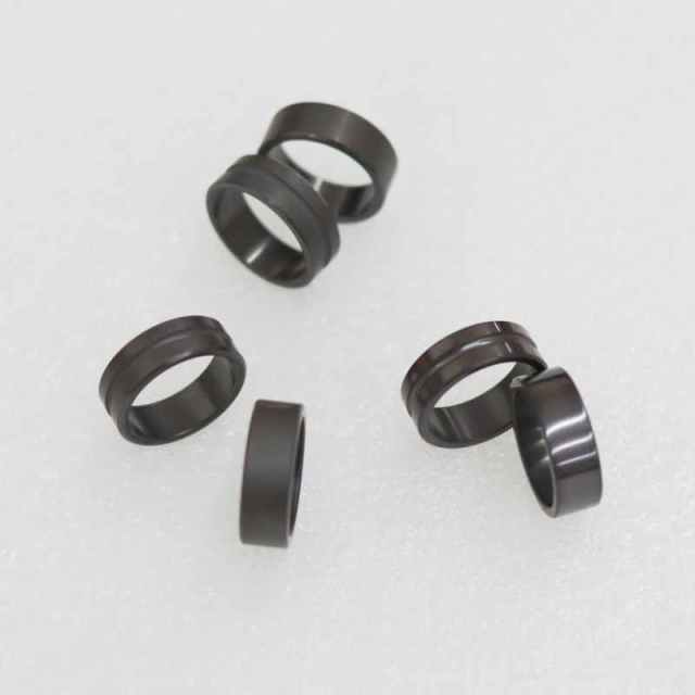 Mens Multi-Faceted Edge Opal Inlay Tungsten Carbide Wedding Rings Satin / Matte /Polished PCD Ring PCBN Ring for Fashion Jewelry