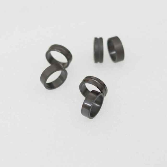 Mens Multi-Faceted Edge Opal Inlay Tungsten Carbide Wedding Rings Satin / Matte /Polished PCD Ring PCBN Ring for Fashion Jewelry