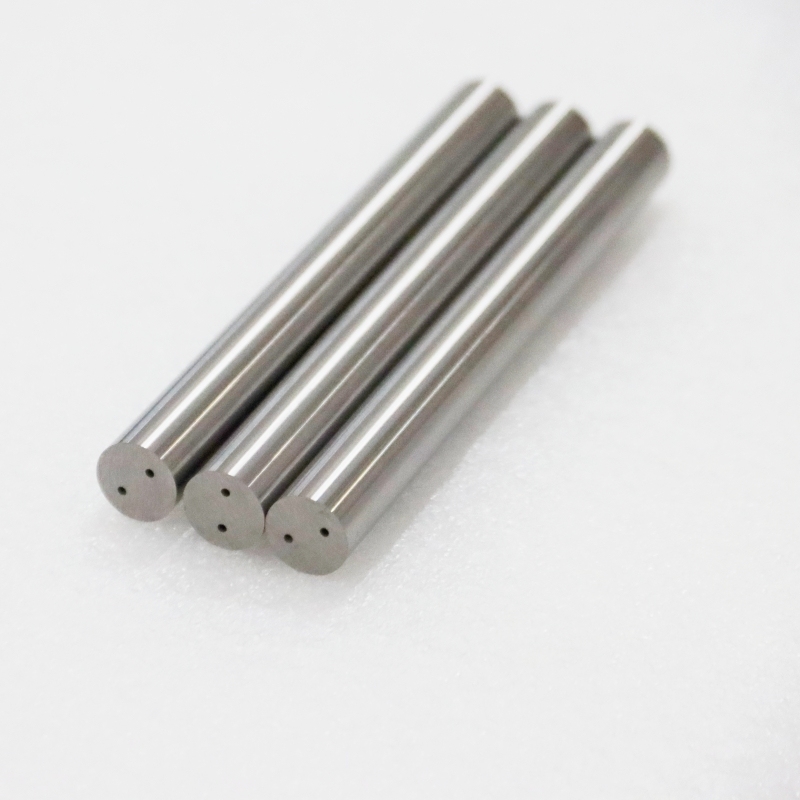 Tungsten Carbide Double-hole Spiral Rod YG10.2L High-Performance Carbide Spiral Double-Hole Round Rod | Precision Machining Tool