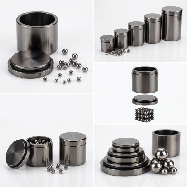 High-Performance Cemented Carbide Ball Mill Jar for Laboratory Grinding