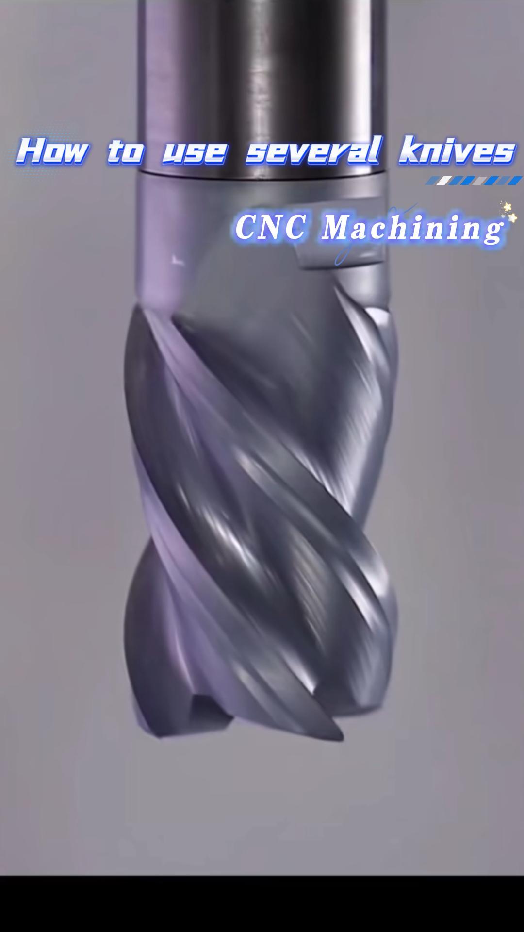 How to use different tools in precision machining part