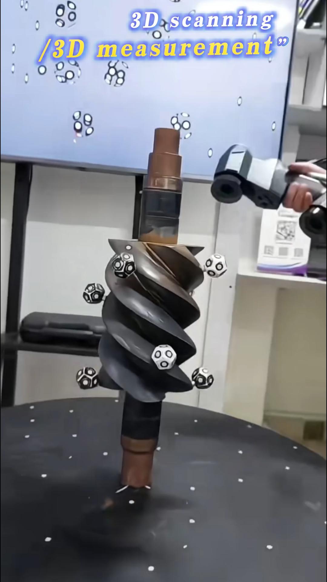 A video of the 3D scanning instrument working