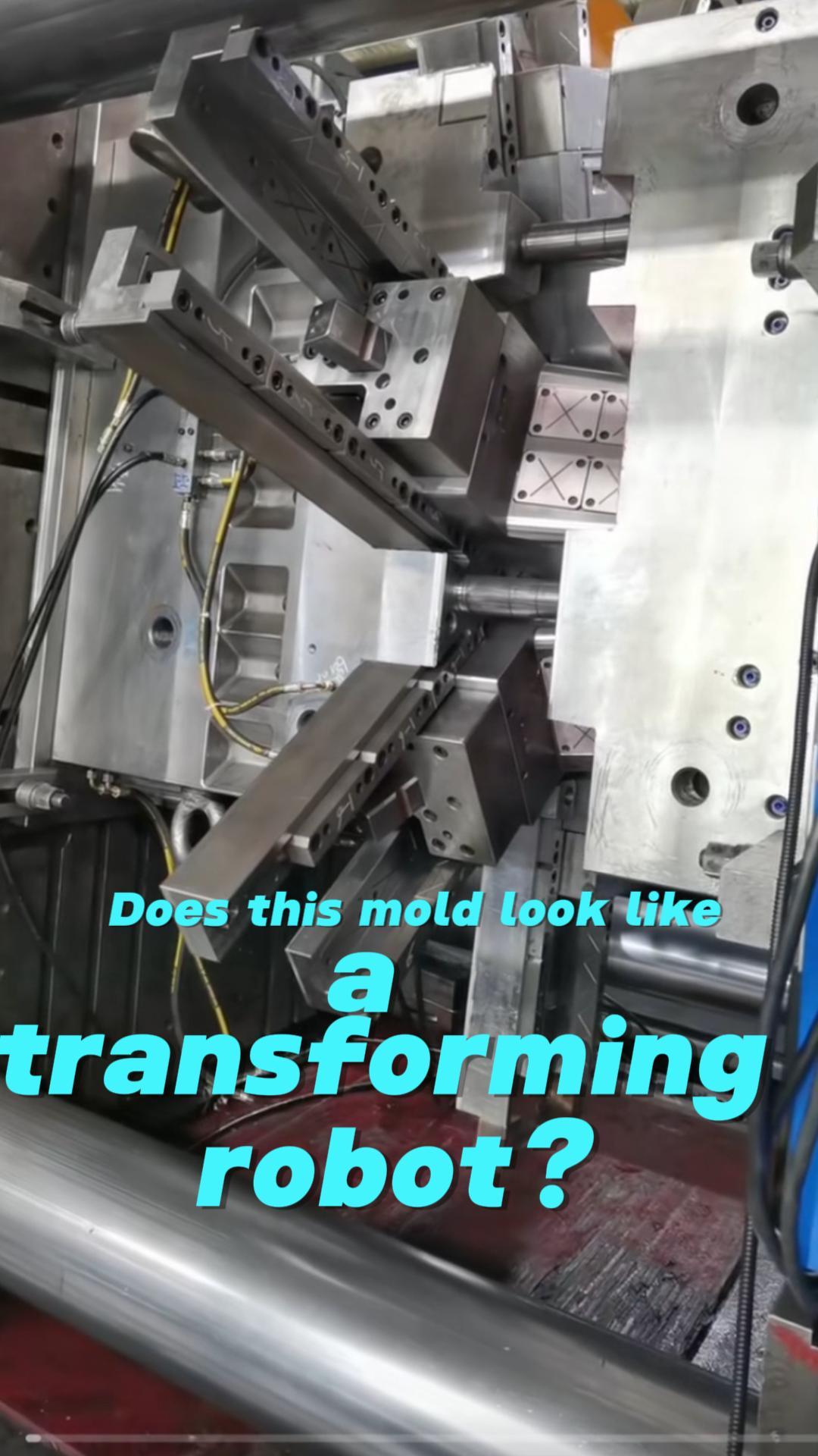 An injection mold that acts like a robot