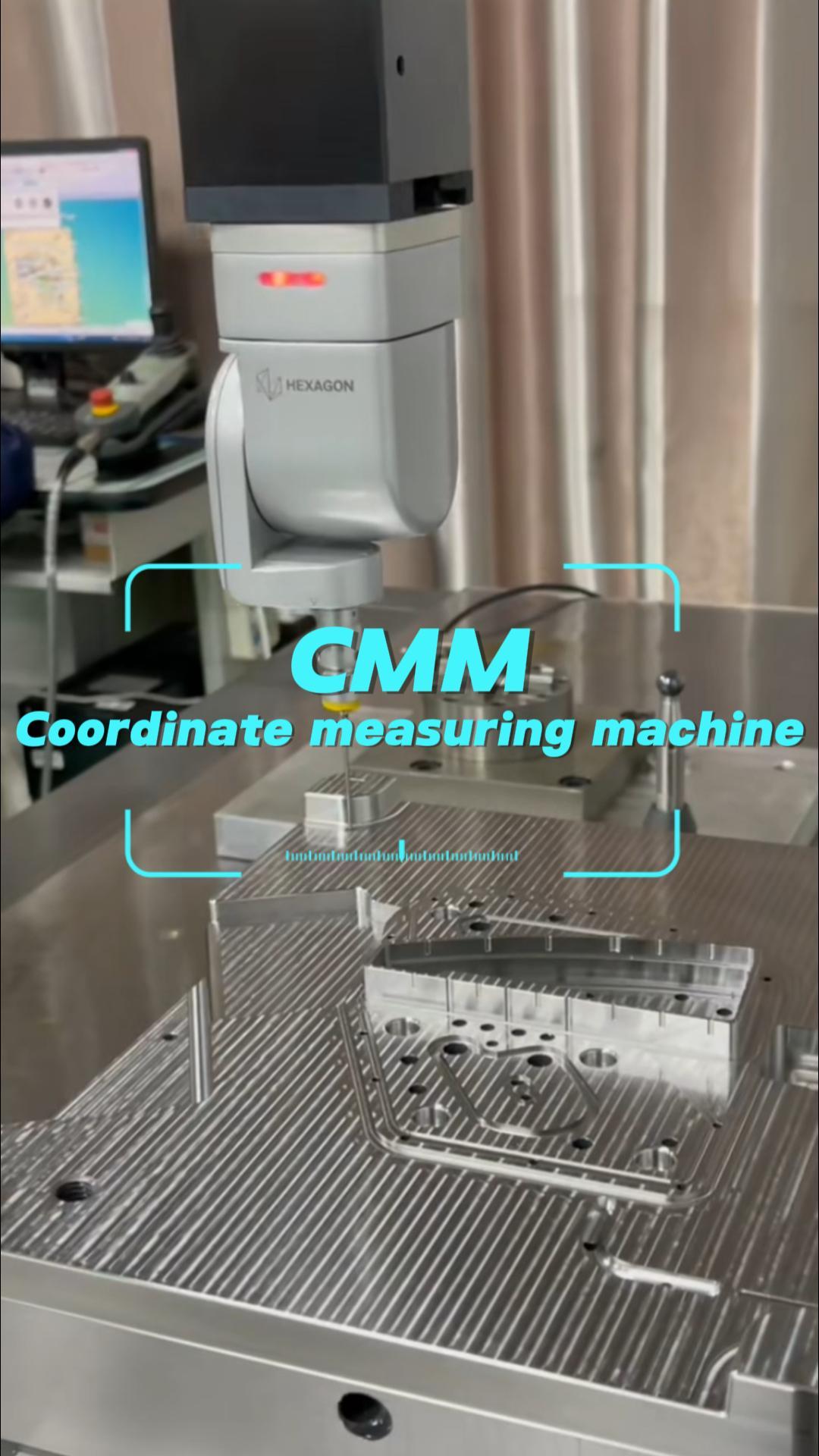 Video of measuring with Coordinate Measuring Machine (CMM)