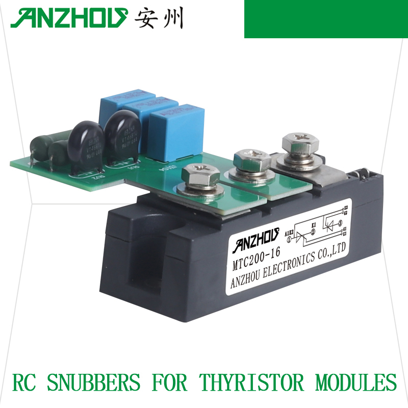 RC networks Protection of diodes&thyristors Voltage surge protection Overvoltage protection varistors RC SNUBBERS FOR THYRISTOR MODULES RCS-200