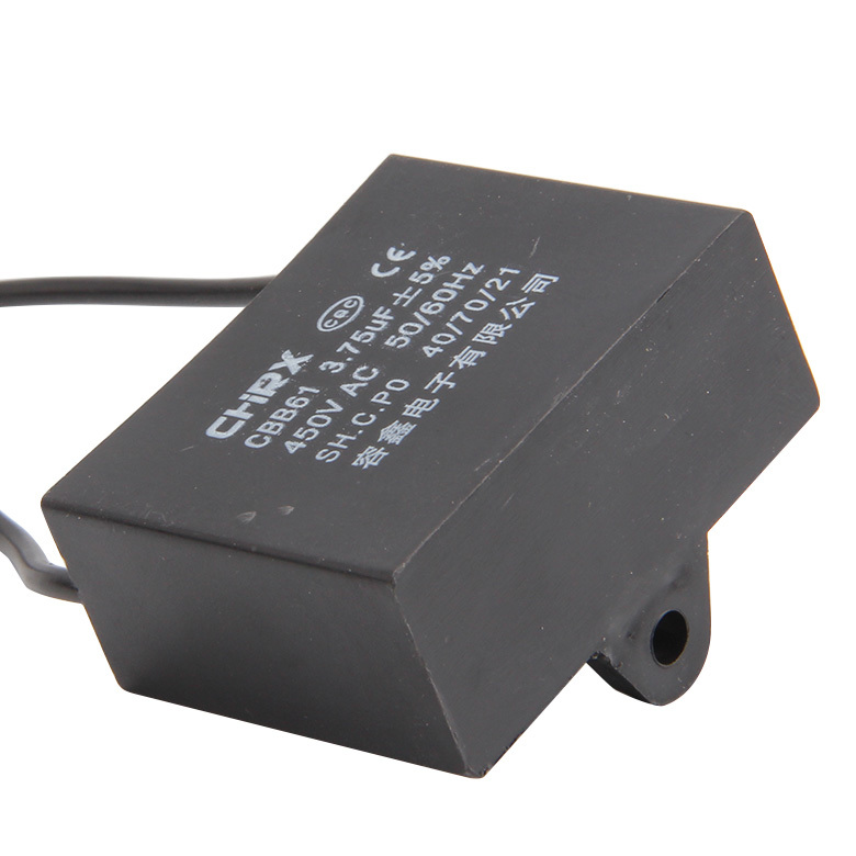 RXIN CBB61 3.75uf450VAC Motor Run Capacitor 3.75uf 450VAC Fan Capacitor Motor starting Capacitor