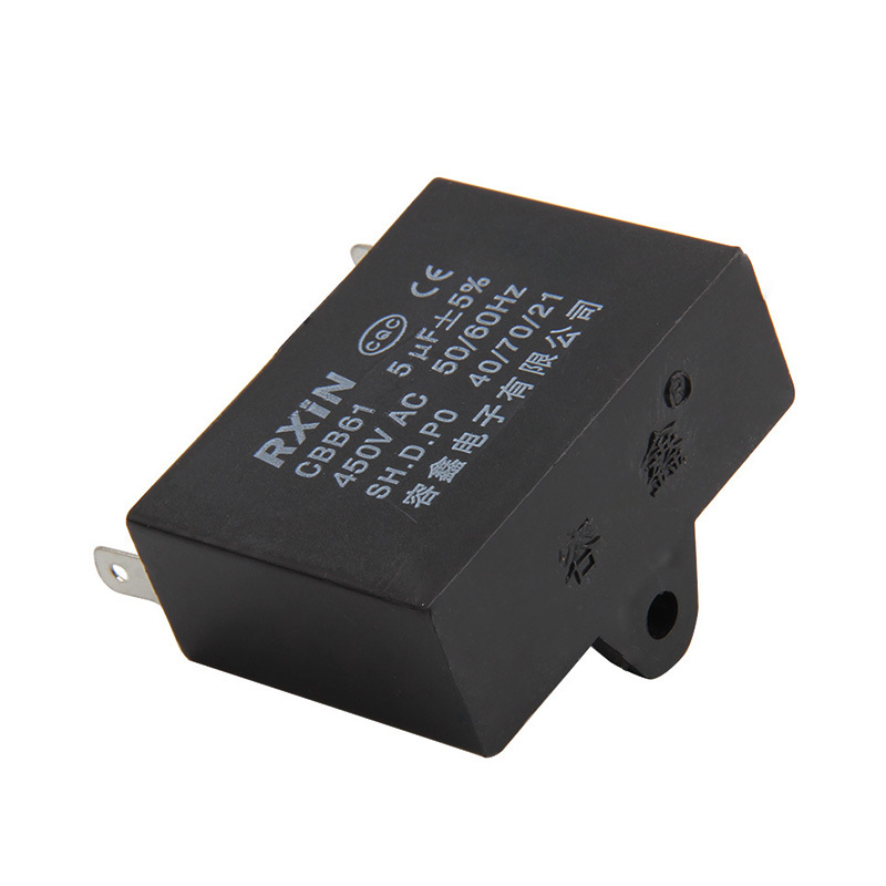 RXIN CBB61 5uf450VAC Motor Run Capacitor 5uf 450VAC Fan Capacitor Motor starting Capacitor