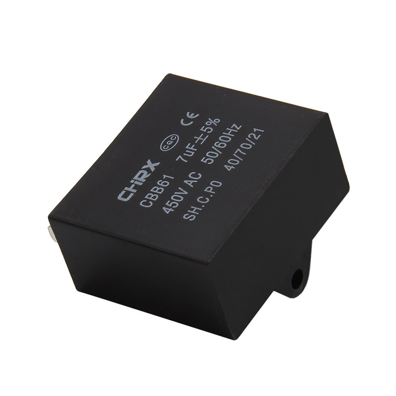 RXIN CBB61 7uf450VAC Motor Run Capacitor 7uf 450VAC Fan Capacitor Motor starting Capacitor