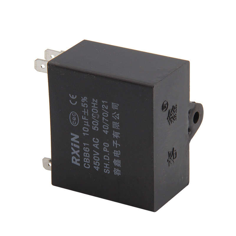 RXIN CBB61 10uf450VAC Motor Run Capacitor 10uf 450VAC Fan Capacitor Motor starting Capacitor