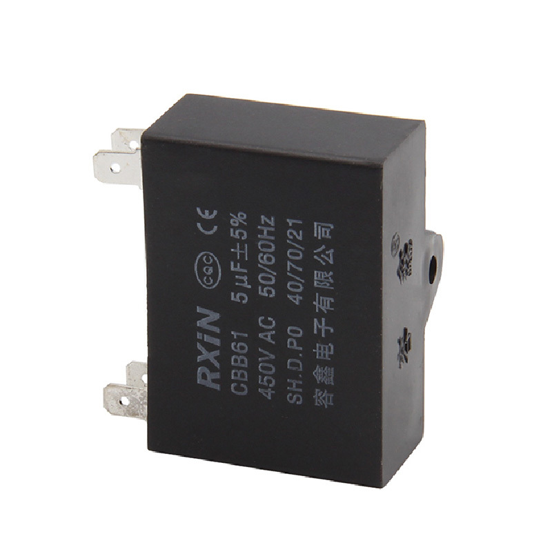 RXIN CBB61 5uf450VAC Motor Run Capacitor 5uf 450VAC Fan Capacitor Motor starting Capacitor