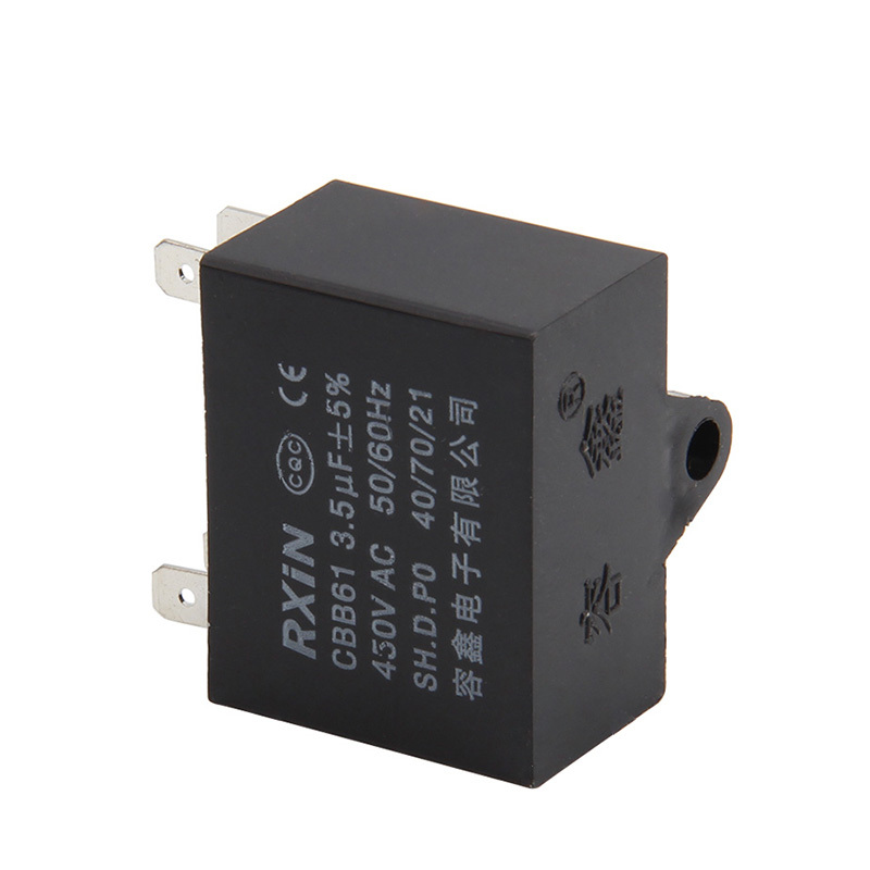 RXIN CBB61 3.5uf450VAC Motor Run Capacitor 3.5uf 450VAC Fan Capacitor Motor starting Capacitor