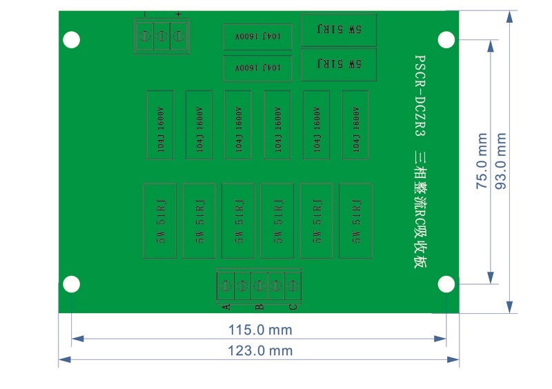 RC Sunbber FOR Thyristor and Diode Module Rectifier