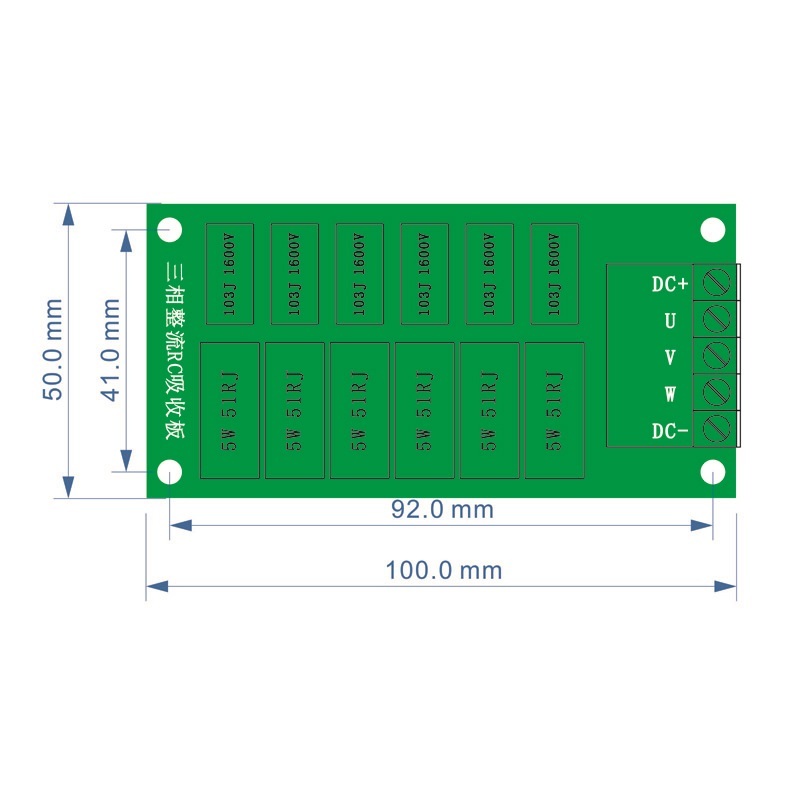 RC Sunbber FOR Thyristor and Diode Module Rectifier