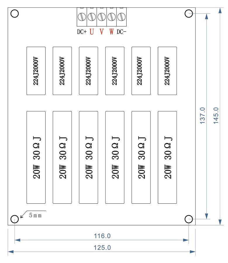 RC Sunbber FOR Thyristor and Diode Module Rectifier