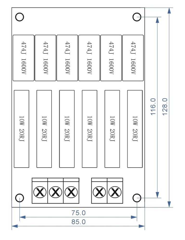RC Sunbber FOR Thyristor and Diode Module Rectifier