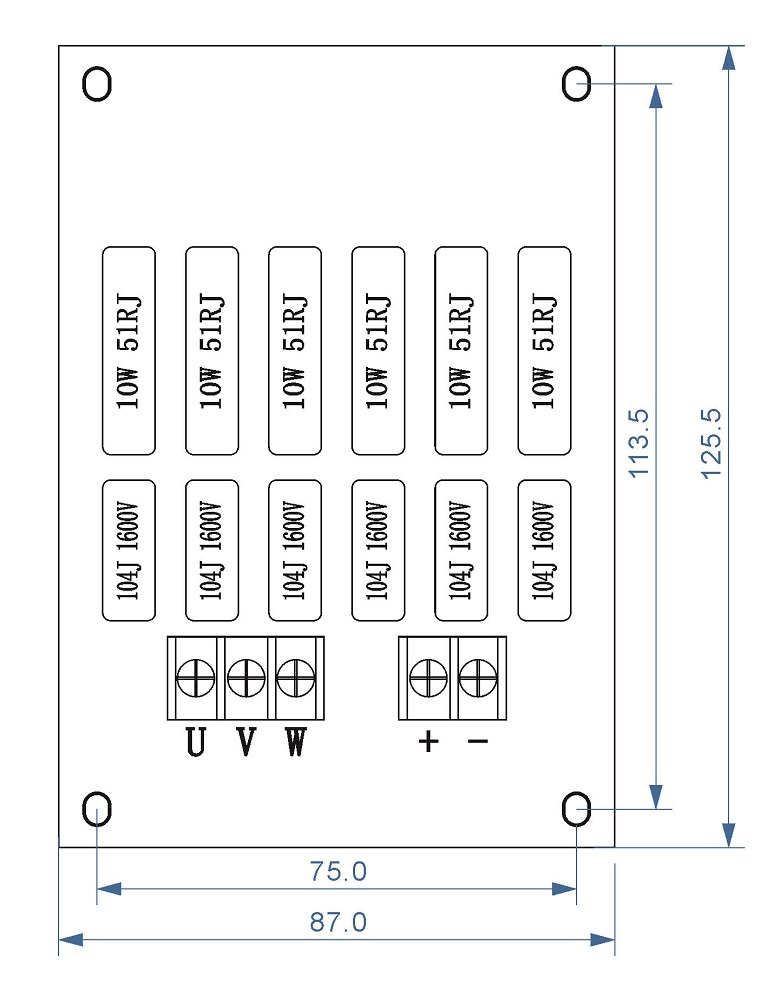 RC Sunbber FOR Thyristor and Diode Module Rectifier