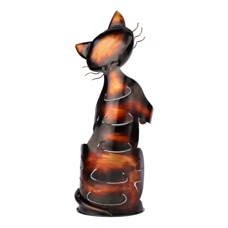 Cat Wine Bottle Holder Stand Tabletop Metal Bottle Wine rack for Wine Storage Gift for Kitchen Home Table Decor Wine Gifts and Accessories for Wine Lovers