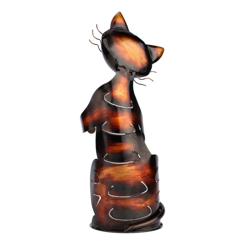 Cat Wine Bottle Holder Stand Tabletop Metal Bottle Wine rack for Wine Storage Gift for Kitchen Home Table Decor Wine Gifts and Accessories for Wine Lovers