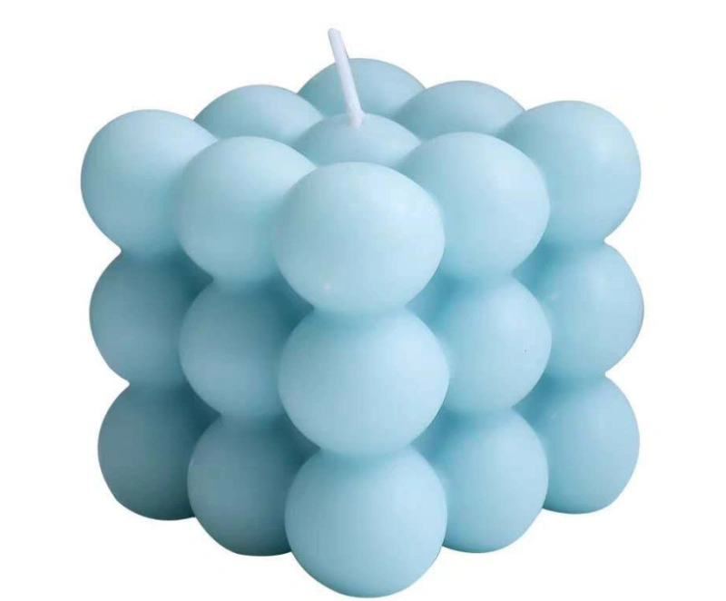 Rubik's Cube Scented Candle (Blue Wind chimes)