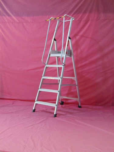 Thickened FRP engineering handrail insulated aluminum mesh ladder