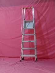 Thickened FRP engineering handrail insulated aluminum mesh ladder