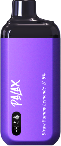PALAX KC8000 Smart Screen Rechargeable Disposable Device-Straw Gummy Lemonade