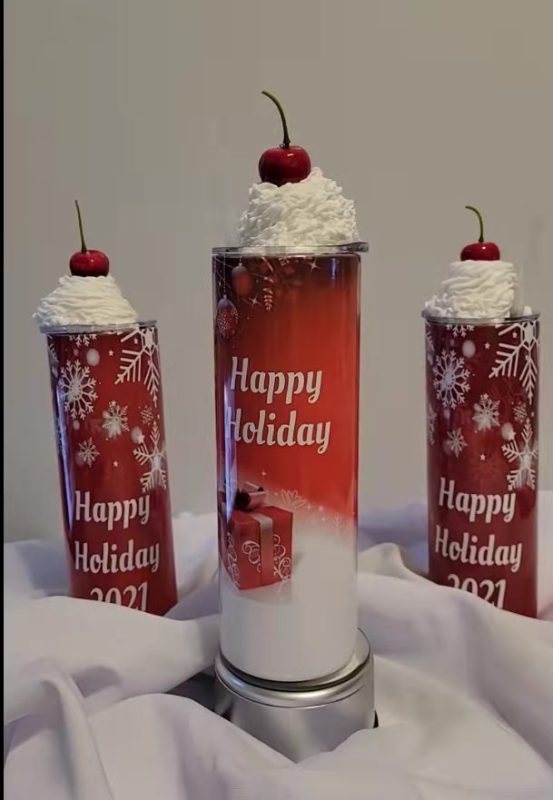 RTS 15oz/20oz/22oz/30oz Stainless Steel Sublimation Straight Glossy Tumbler Skinny