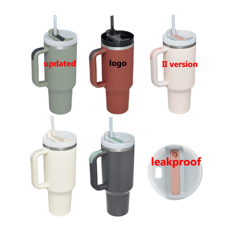 40oz Generation 2 Sublimation Colorful Travel Mug with Removable Handle