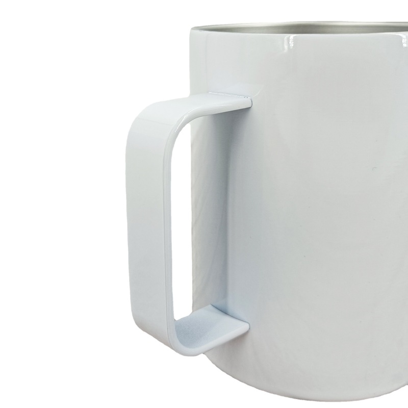 10oz Sublimation Stainless Steel Travel Mug with Handle (seamless)