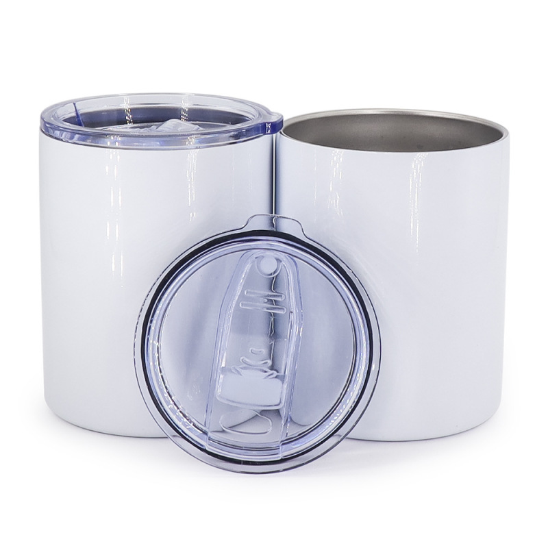10oz Sublimation Stainless Steel Low-ball Travel Mug without Handle