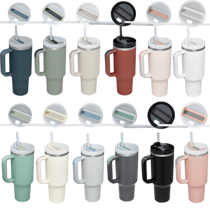 40oz Generation 2 Sublimation Colorful Travel Mug with Removable Handle