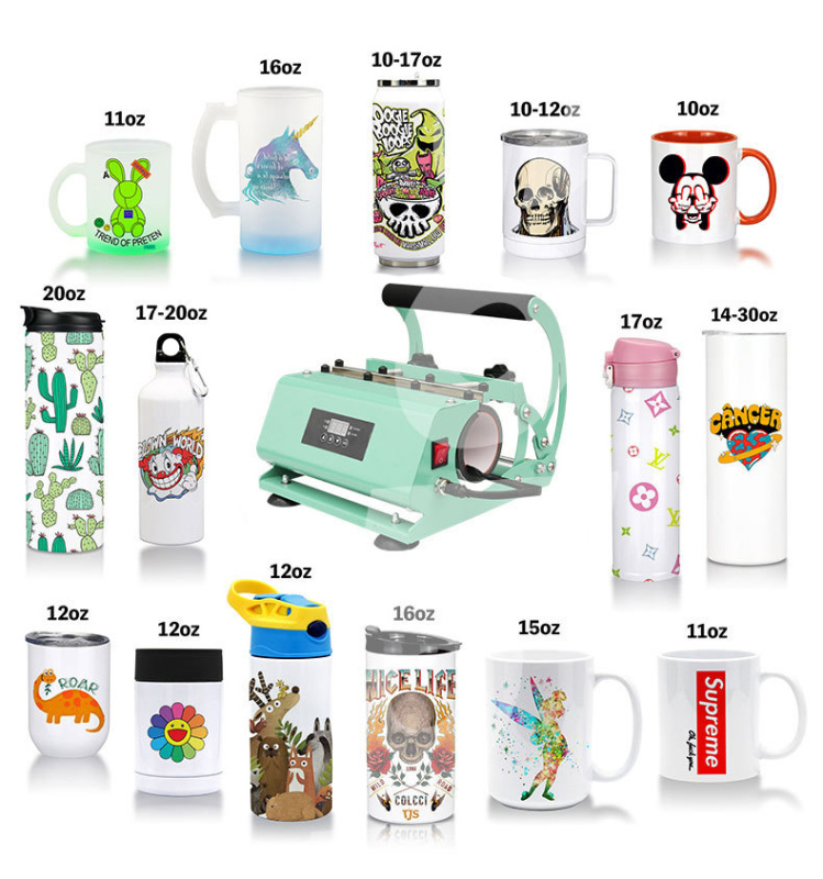 20oz+30oz Heat Press Machine can do tumblers from size 11oz to 30oz